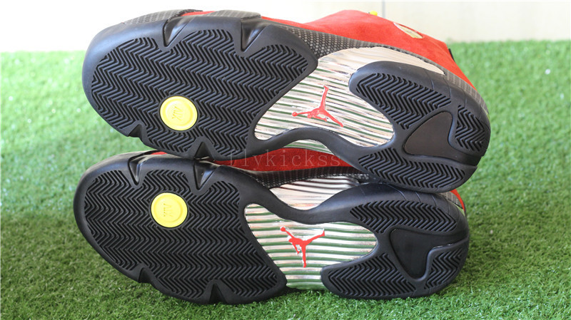 Authentic Air Jordan 14 Retro Ferrari Red